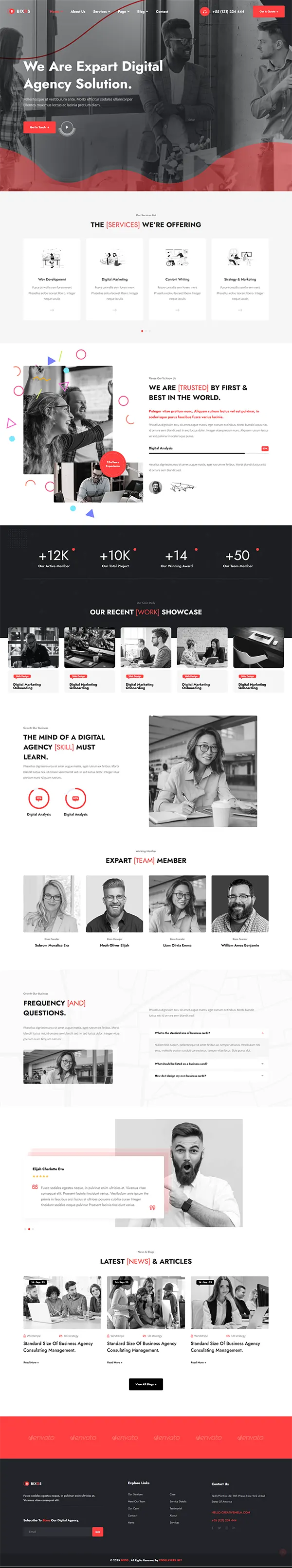 Bixos - Business & Digital Agency Joomla 6 Template